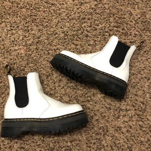 Dr. Martens 2976 Quad Chelsea Boot - White